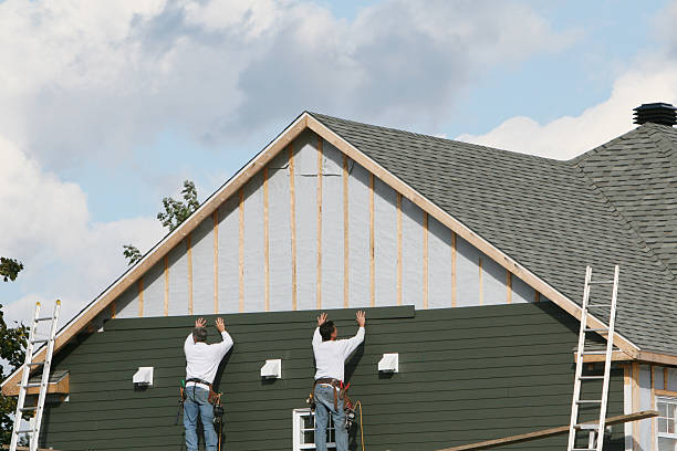 Professional Emergency Siding Repair technician working in Union, OH